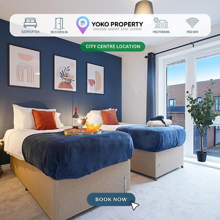 Luxury Campbell Park Apartments In Central Mk With Balcony, Free Parking & Smart Tv With Netflix By Yoko Property Milton Keynes Exteriör bild